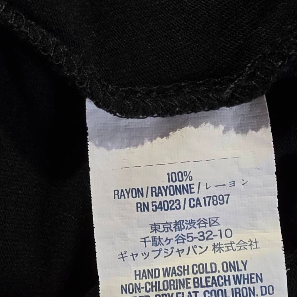 Old Navy XXL Black Rayon Batwing Dolman Sleeve Top - Picture 6 of 8